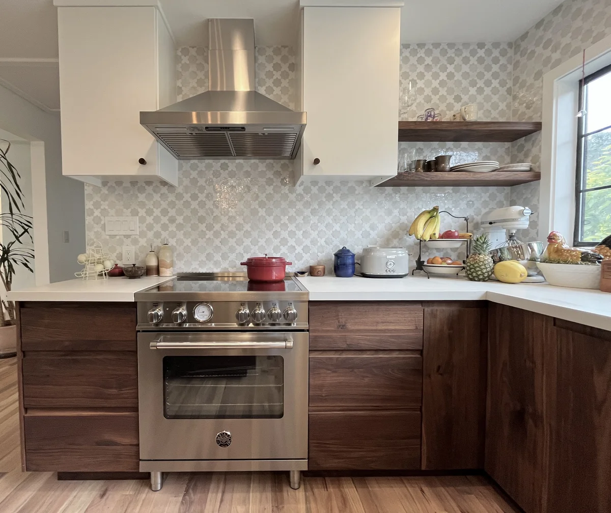 Walnut Kitchen Cabinets