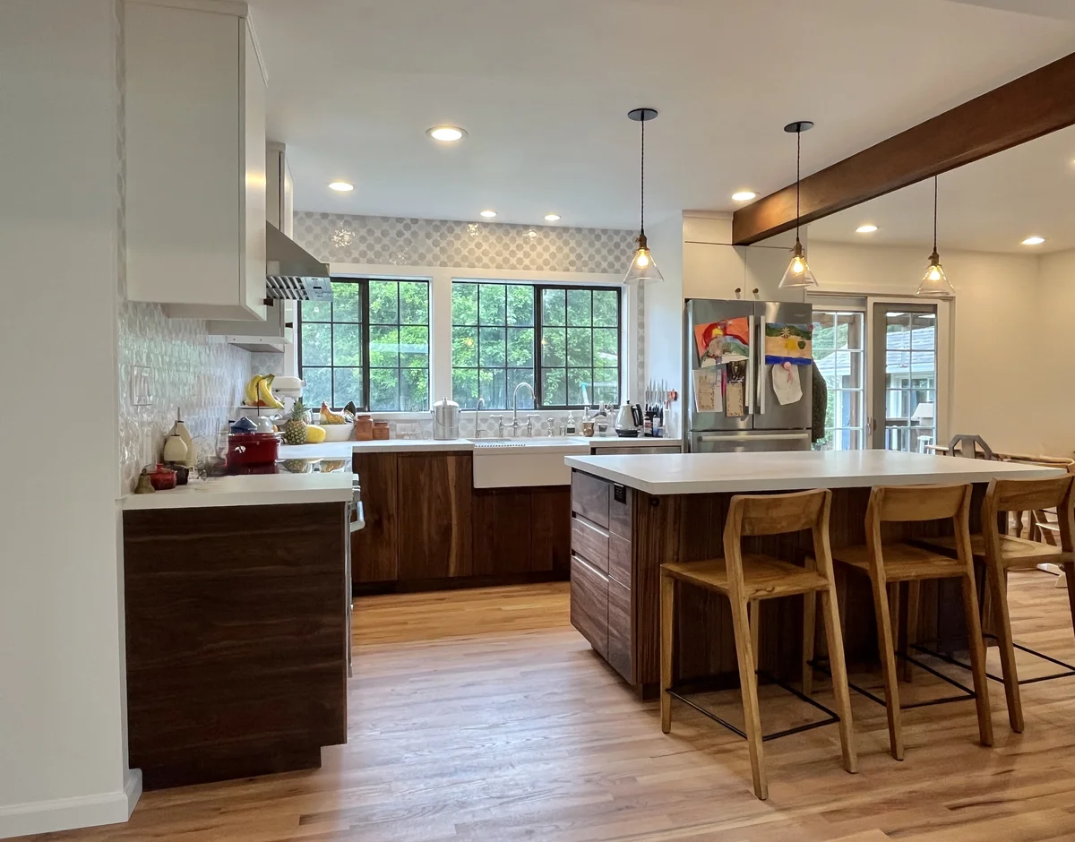 Walnut Kitchen Cabinets