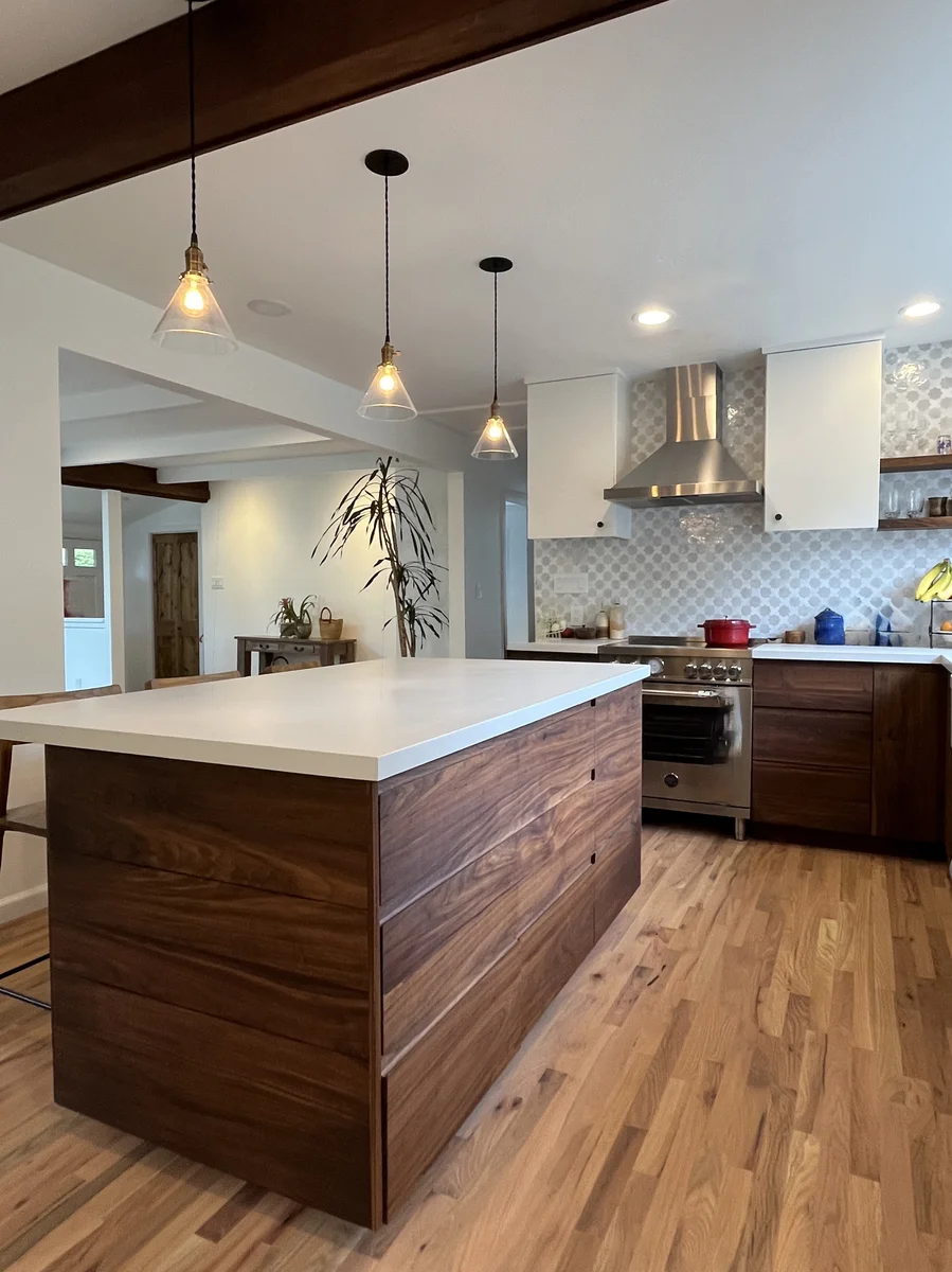 Walnut Kitchen Cabinets
