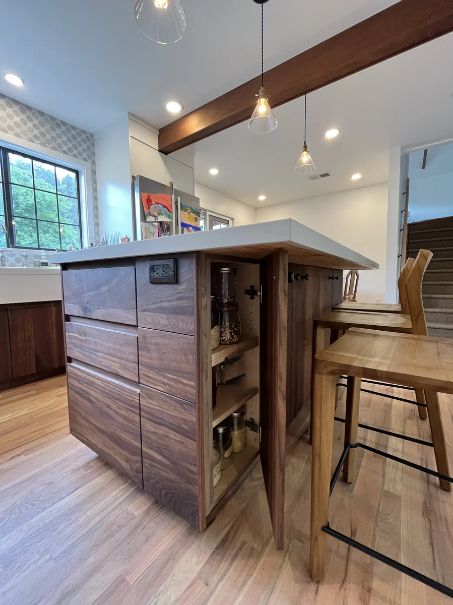 Walnut Kitchen Cabinets