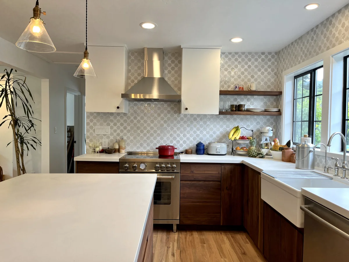 Walnut Kitchen Cabinets