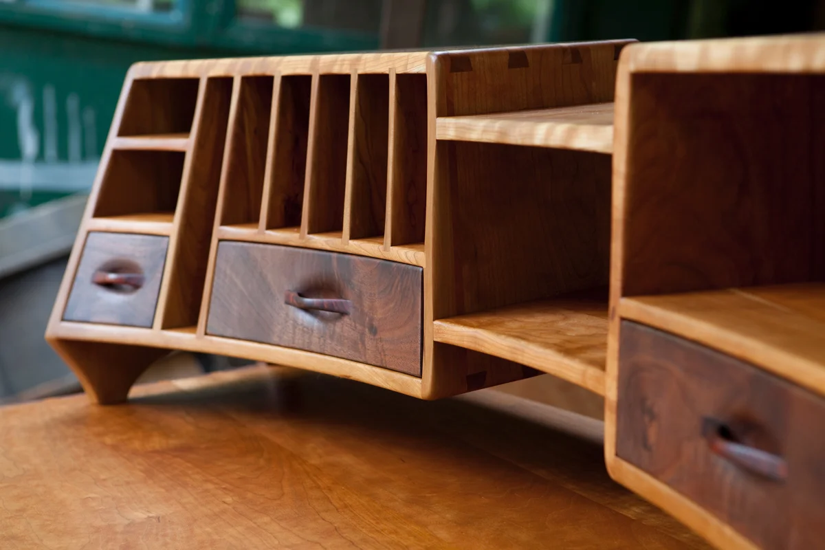 Cherry Desk Drawers