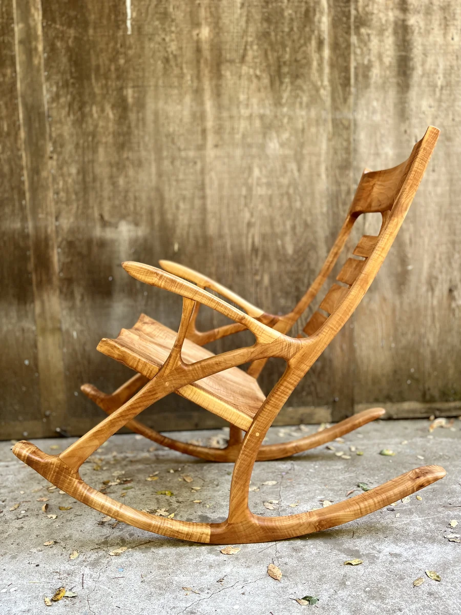 Maple Rocking Chair Side
