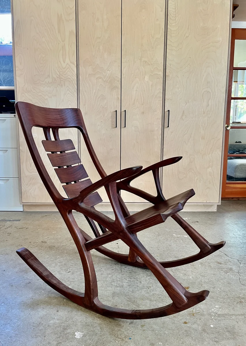 Walnut Rocking Chair